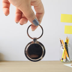 Elegant Round Shape Keychain 