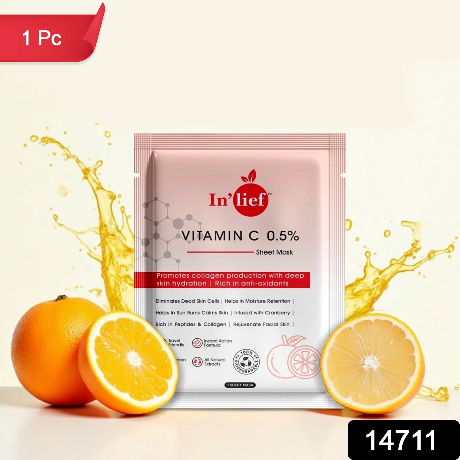 In'lief viramin C sheet mask
